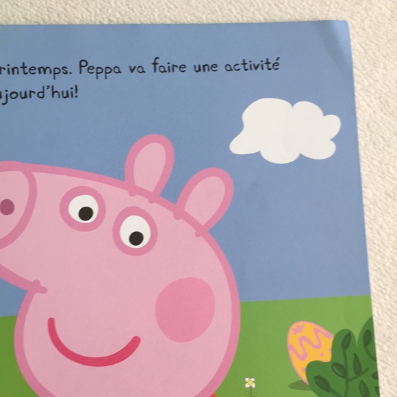 🐣 “La chasse aux œufs de Pâques” French Language Peppa Pig Paperback Book 🇫🇷 - Picture 4 of 13